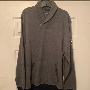 Chaps Sport Pullover Sweater Grey